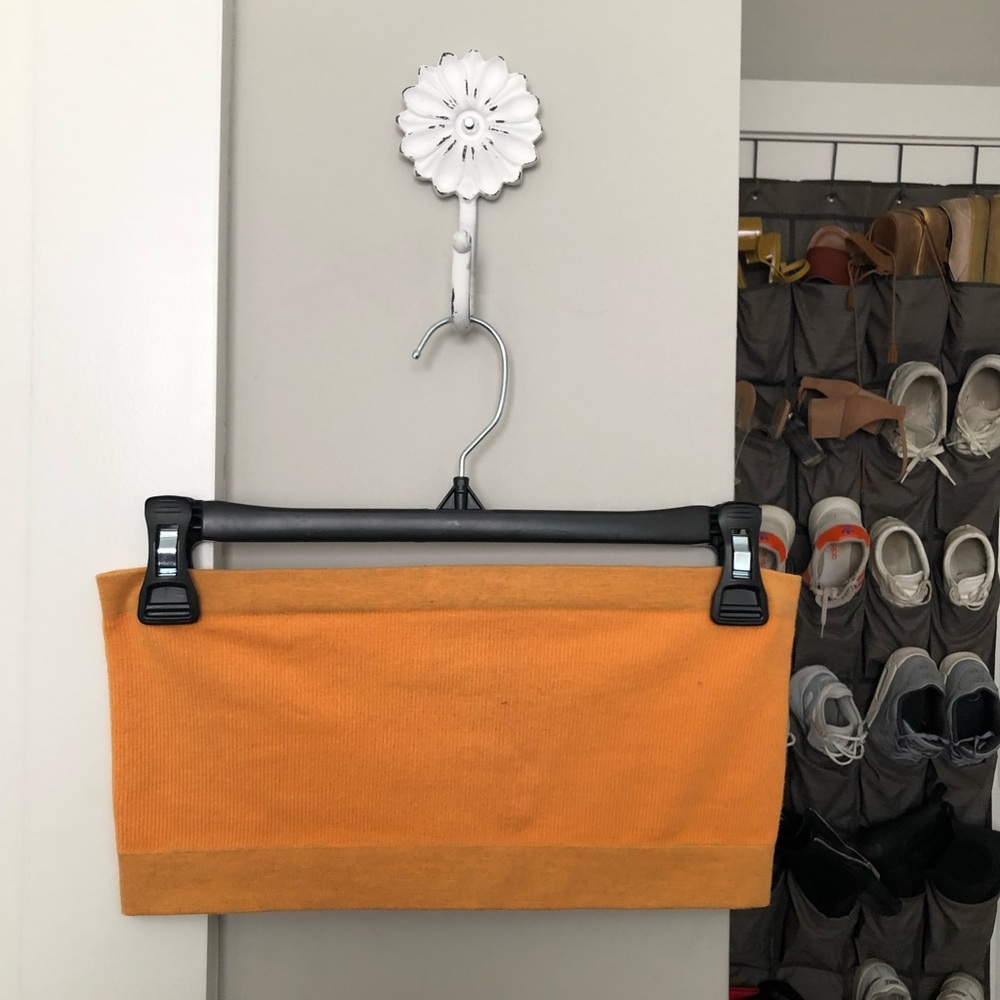 Orange tube top/bandeau from urban outfitters